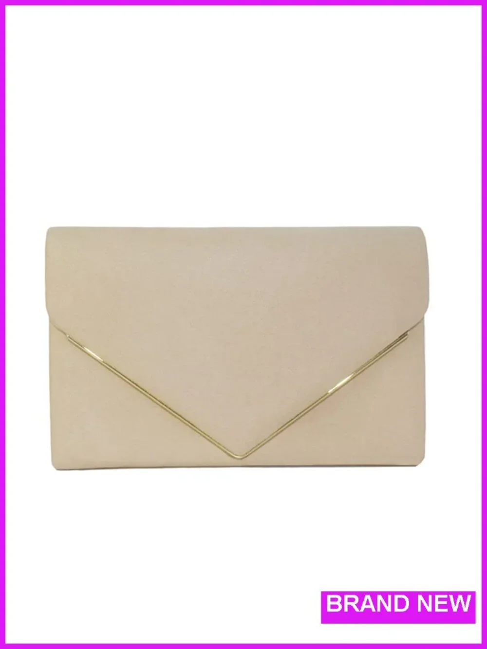 Women's Evening Clutch Purse with Detachable Chain, Formal Party Handbag, Faux